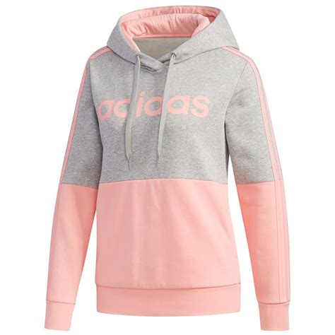 damen swetshirt adidas|Adidas fleece hooded sweatshirt.